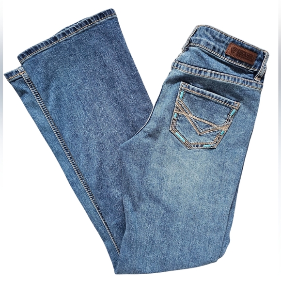 Rock & Roll Girls Bootcut jeans, with adjustable elastic waistband, size 16 - Picture 7 of 12